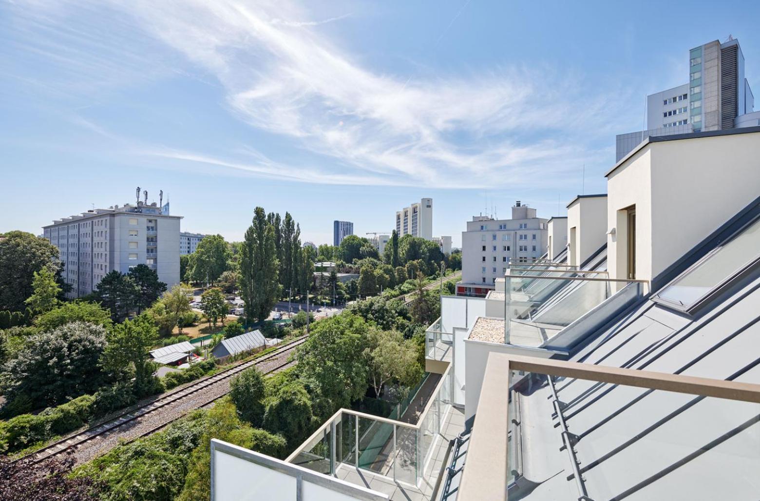 Coho City Apartments Mit Hauseigener Tiefgarage Wien Eksteriør billede