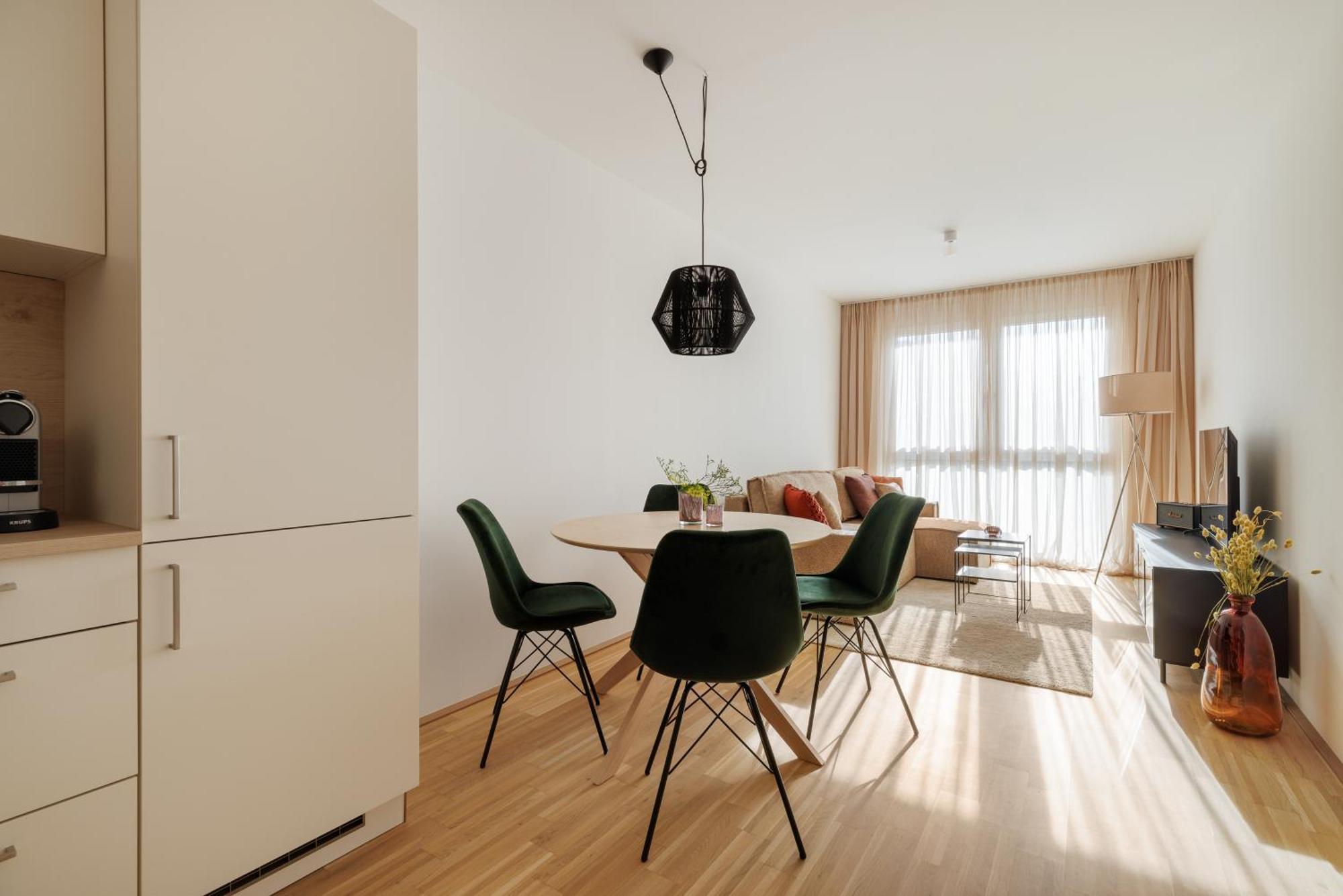 Coho City Apartments Mit Hauseigener Tiefgarage Wien Eksteriør billede